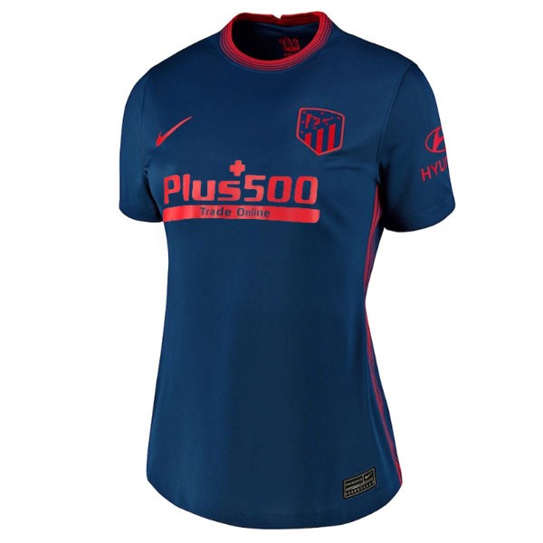 Camiseta Atletico Madrid Segunda equipo Mujer 2020-2021 Azul